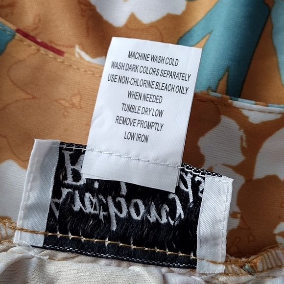 Anthony Richards Gold Floral Muumuu Dress Size 2X - Picture 7 of 8